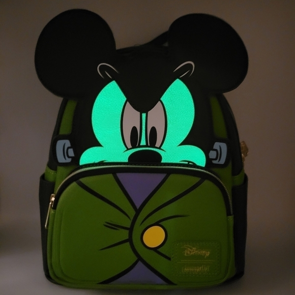 Loungefly Frankenstein Mickey Disney Backpack - Picture 4 of 11
